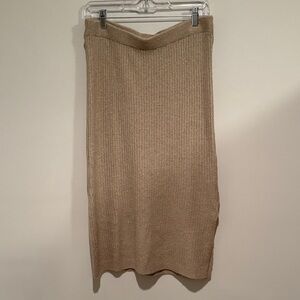 Threads 4 Thought Tan Pencil Skirt